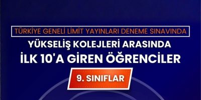 Yükseliş Kolejleri Türkiye Deneme Sınavı Sonuçları Açıklandı!
