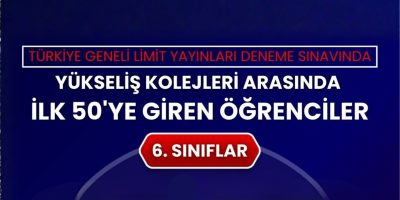 Türkiye Geneli İlk 50’ye Giren Öğrencilerimiz!
